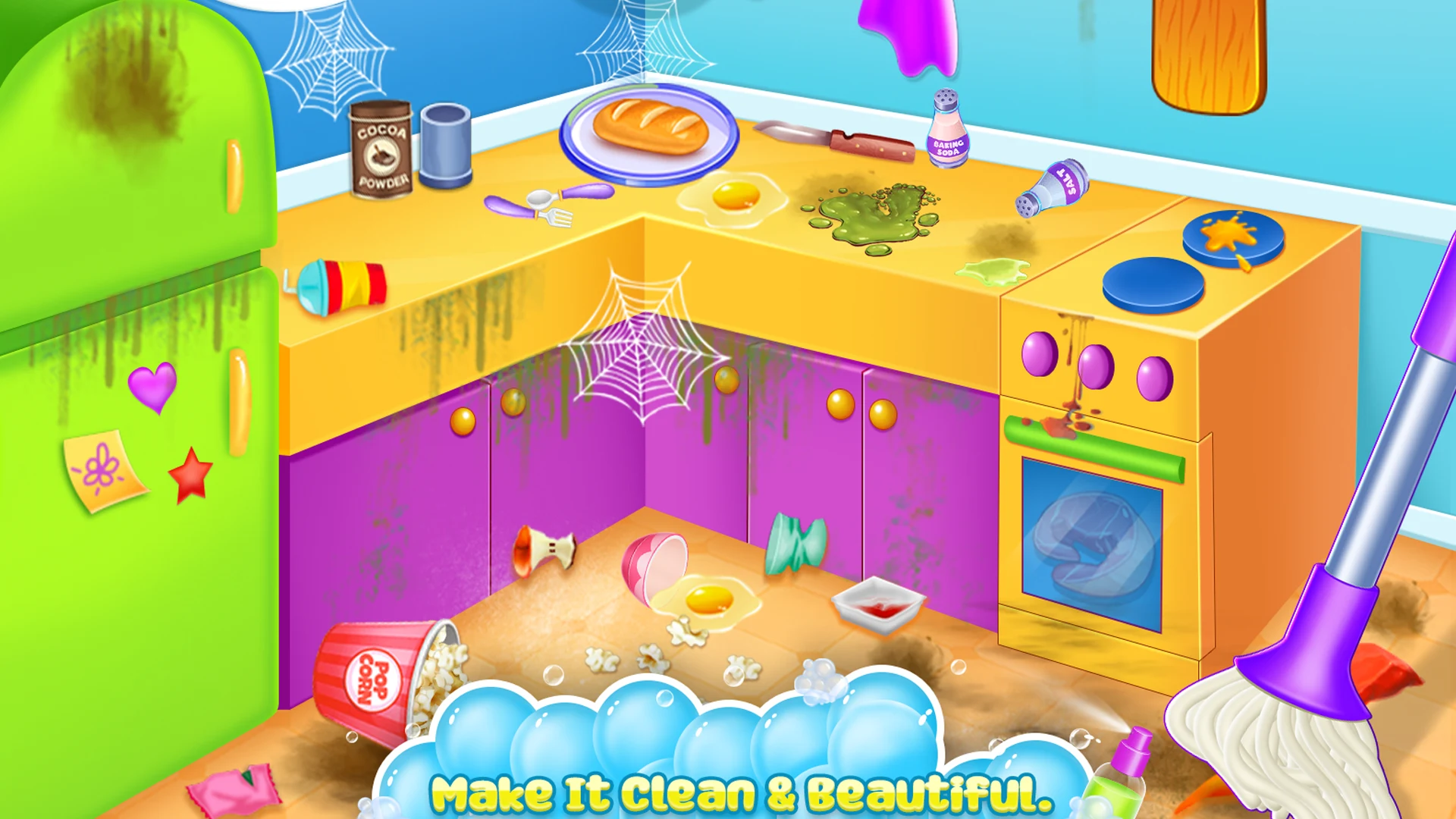 Baby Girl Home Cleaning Game screenshot