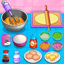Kitchen Set Cooking Chef Time 图标